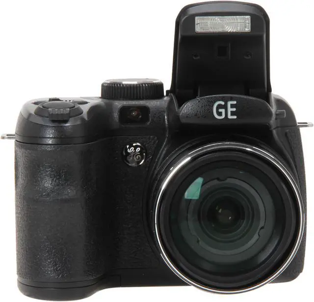 Alt view image 6 of 9 - GE Power Pro X500-BK 16 MP with 15 x Optical Zoom Digital Camera