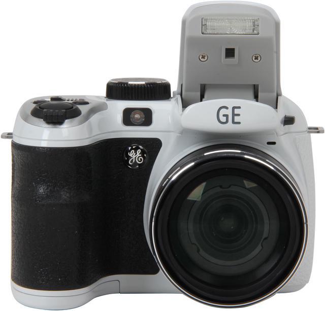 Alt view image 7 of 9 - GE Power Pro X500-WH 16 MP with 15 x Optical Zoom Digital Camera