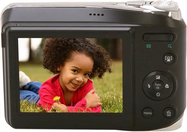 Alt view image 4 of 8 - GE W1200 Black 12.2 MP 3X Optical Zoom Digital Camera