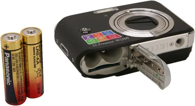 Alt view image 7 of 8 - GE W1200 Black 12.2 MP 3X Optical Zoom Digital Camera