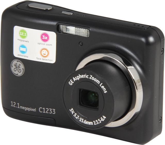 Refurbished: GE C1233 Black 12.4 MP Digital Camera - Newegg.com