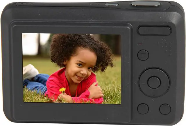 Alt view image 4 of 8 - GE C1233 Black 12.4 MP 3X Optical Zoom Digital Camera