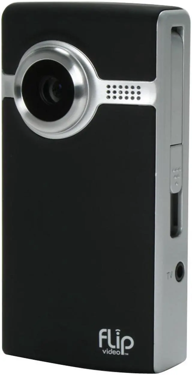 Main image of Flip video Ultra Black 1/4" VGA CMOS sensor 1.5" 70K LCD Smooth multi-step 2X Camcorder