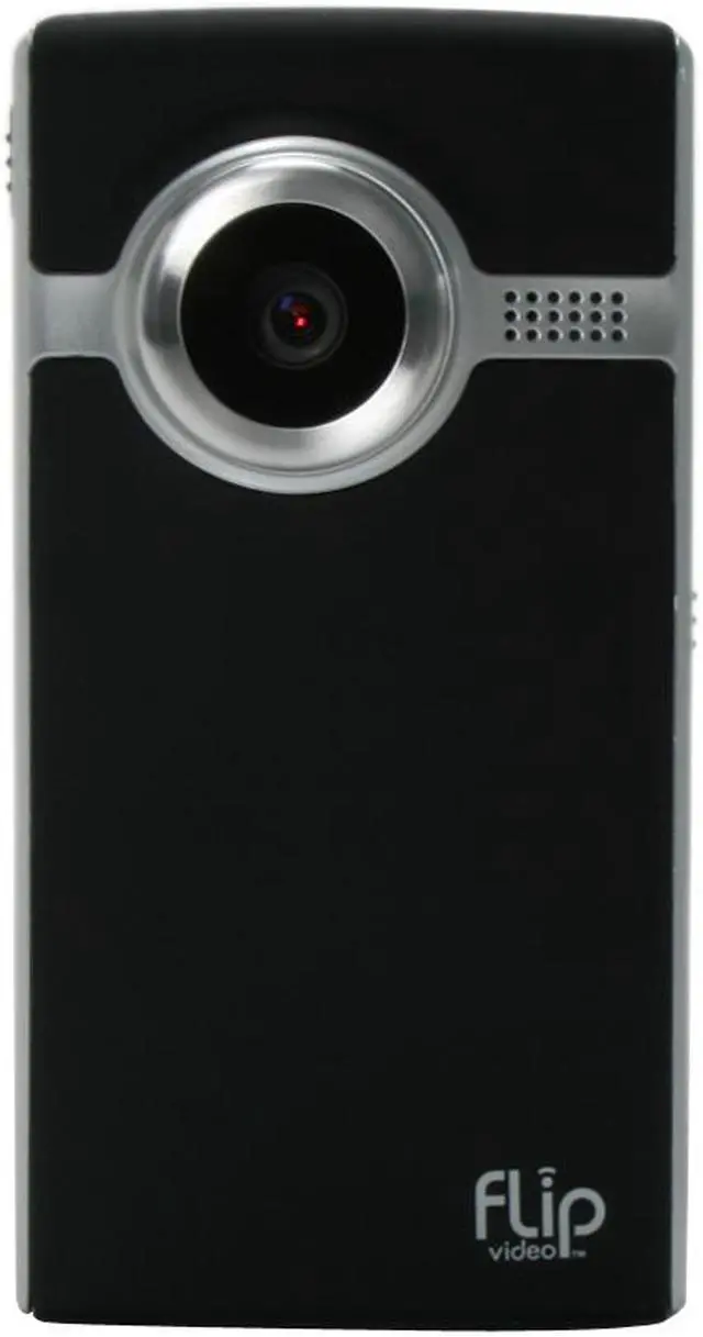 Alt view image 8 of 13 - Flip video Ultra Black 1/4" VGA CMOS sensor 1.5" 70K LCD Smooth multi-step 2X Camcorder