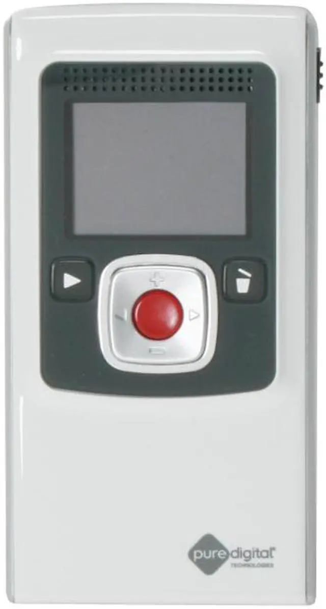 Alt view image 4 of 12 - Pure Digital Flip Video Ultra Series F230W 1/4" VGA CMOS 30 minutes 1GB White Digital Camcorder