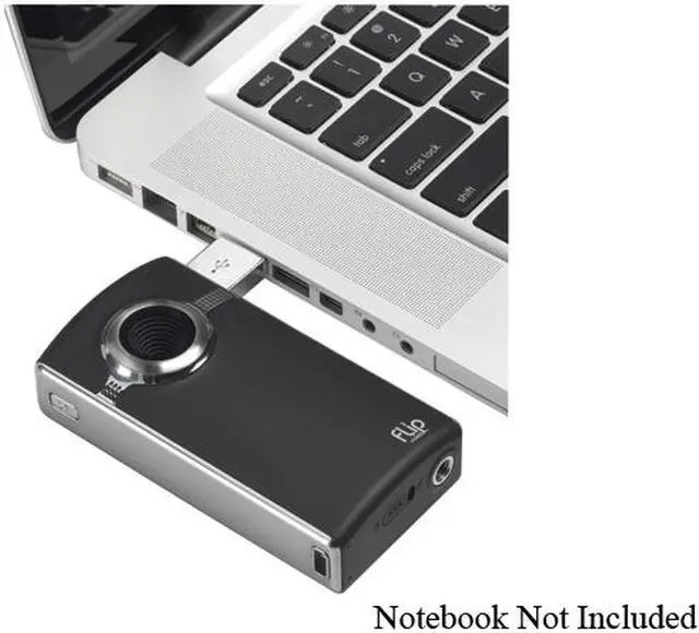 Alt view image 12 of 13 - Flip UltraHD Camcorder - Black & Chrome, 120 Minutes