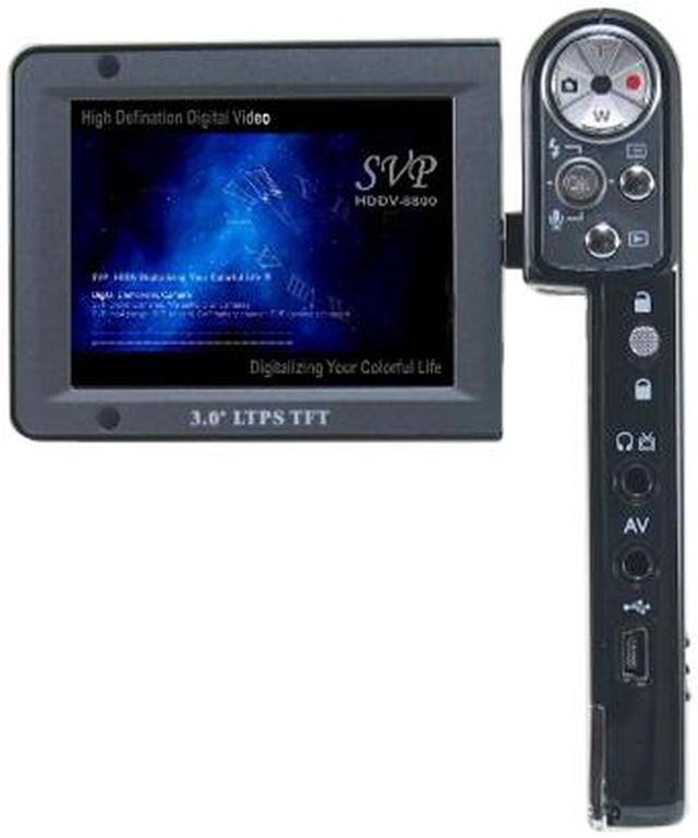 Alt view image 7 of 18 - SVP HDDV-8800 Black 8X Digital Zoom 3.0" 230K Digital Camcorder w/MP3, WebCam, Voice recorder Function and 4 Games