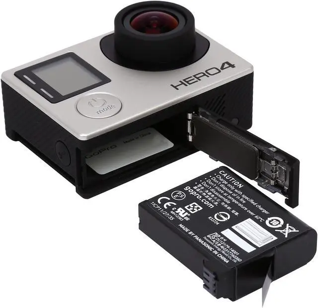 Alt view image 14 of 16 - GoPro HERO4 CHDHY-401 Silver 12 MP Action Camera