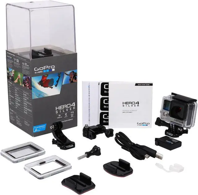 Alt view image 17 of 16 - GoPro HERO4 CHDHY-401 Silver 12 MP Action Camera
