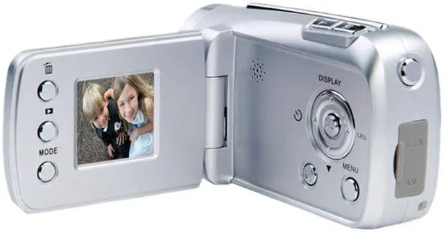 Alt view image 2 of 2 - VistaQuest DV-500SLV Silver 1.8" LCD Digital Camcorder
