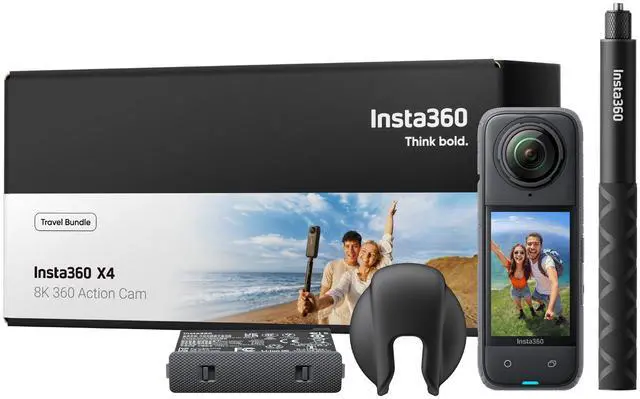 Main image of Insta360 X4 8K 360 Action Camera, Travel Bundle