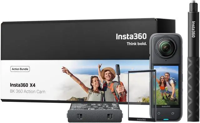 Main image of Insta360 X4 8K 360 Action Camera, Action Bundle