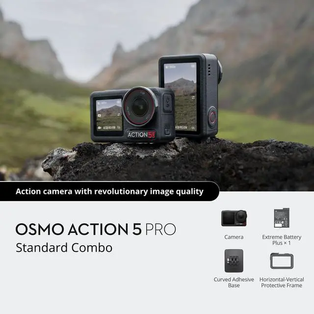 Alt view image 3 of 3 - DJI Osmo Action 5 Pro Standard Combo