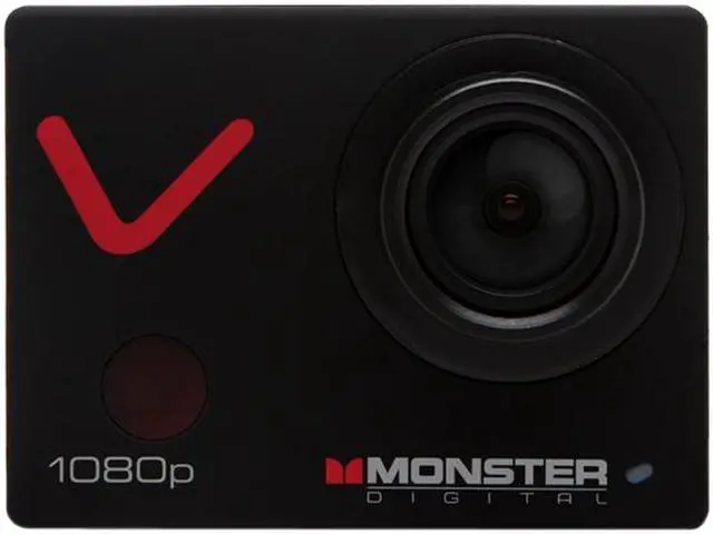 Alt view image 13 of 14 - Monster Digital Villain Action Camera - 1080p 30fps HD Video with 32GB micro SD and 16 Accessories [CAMVA-1080p]