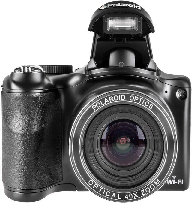 Main image of Polaroid 18.0 MP 40X Optical Zoom Instant Sharing Camera with Wifi, 3.0" Preview Screen - Black
