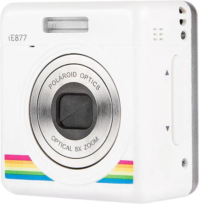 Alt view image 2 of 9 - Polaroid iZone Mini Zoom Camera/Camcorder 18.0 MP 2.0" Preview Screen - White
