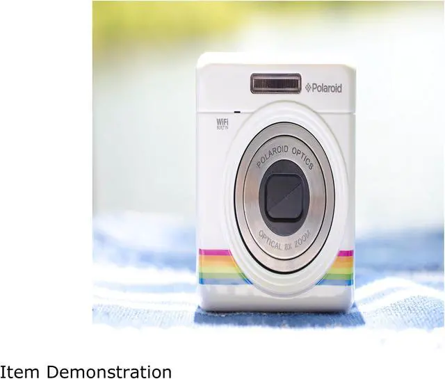 Alt view image 9 of 9 - Polaroid iZone Mini Zoom Camera/Camcorder 18.0 MP 2.0" Preview Screen - White