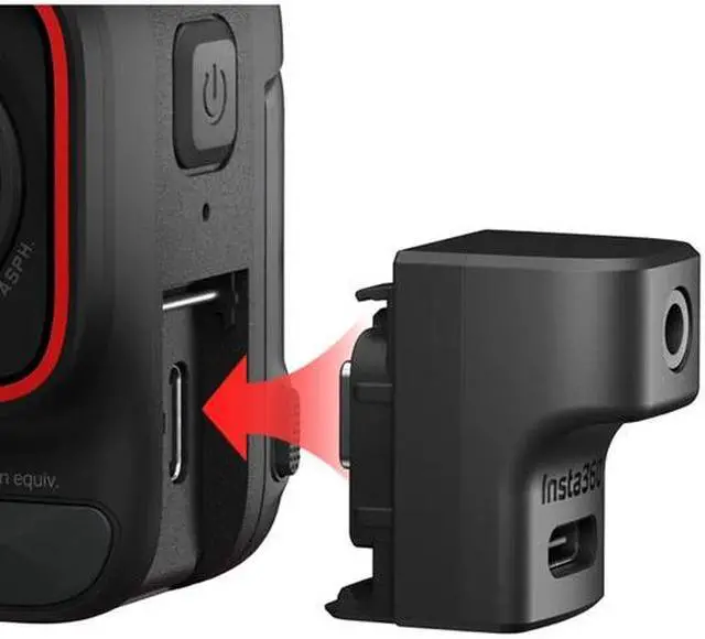 Alt view image 3 of 3 - Insta360 Microphone Adapter for ACE and ACE PRO  CINSAAXD