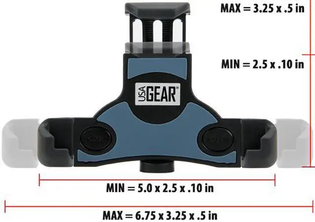 Alt view image 3 of 5 - USA GEAR Smartphone Tripod and Action Cam Mount Adapter with Standard Tripod Socket and J-Hook Attachment for Apple iPhone , Samsung Galaxy , HTC One and More Camera Phones