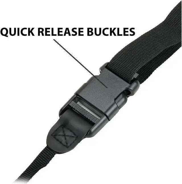 Alt view image 4 of 4 - Camera Strap Chest Harness with Southwest Neoprene and Accessory Pockets by USA GEAR - Works with Canon, Nikon, Fujifilm, Sony, Panasonic and More DSLR, Point & Shoot, Mirrorless Cameras