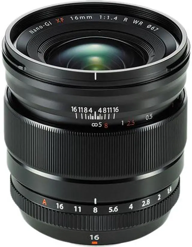 Main image of FUJIFILM 16463670 16463670 XF 16mm f/1.4 R WR Lens Black