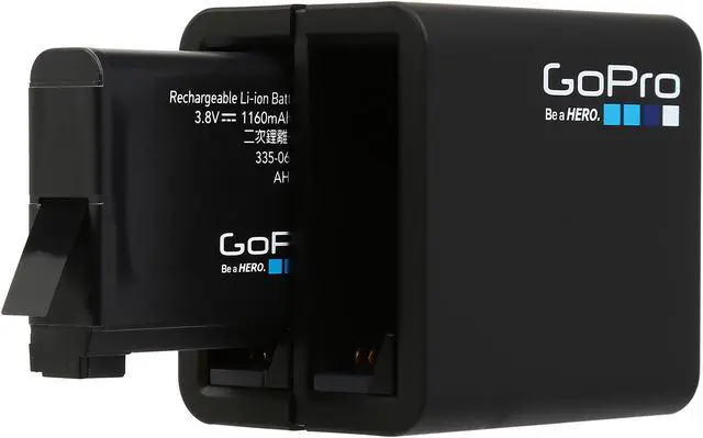 Alt view image 6 of 8 - GoPro AHBBP-401 Black Dual Battery Charger + Battery (for HERO4)