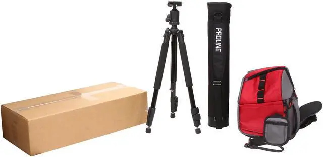 Alt view image 14 of 14 - DOLICA Bundle Includes 65" Tripod & Professional Sling Bag Red for DSLR and Mirrorless ILC