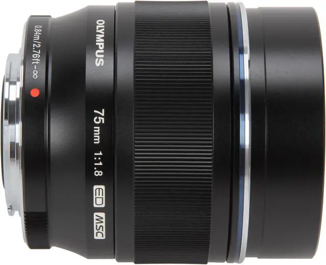 Alt view image 3 of 7 - OM System M.ZUIKO DIGITAL - 75 mm - f/22 - f/1.8 - Telephoto Fixed Lens for Micro Four Thirds
