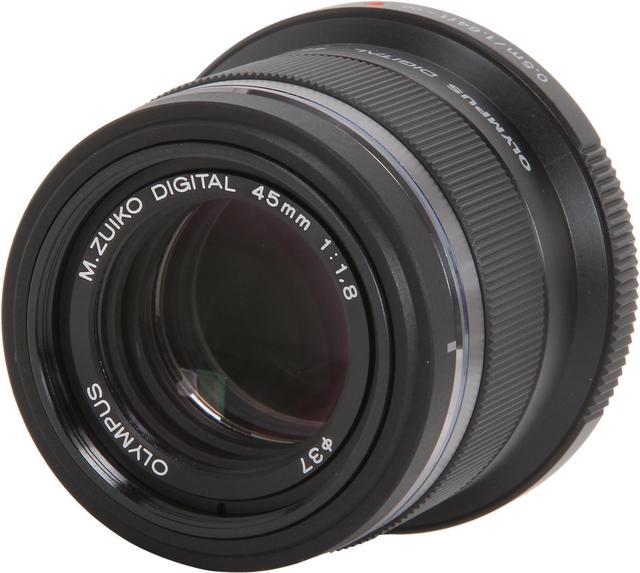 OLYMPUS V311030BU000 M.Zuiko Digital 45mm f1.8 Lens Black - Newegg.com