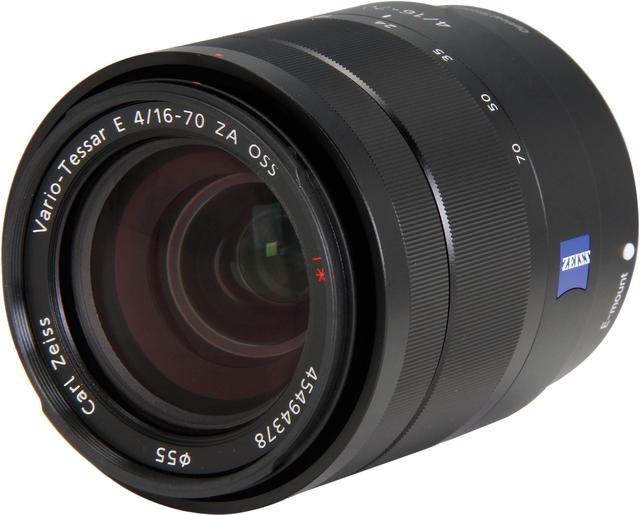 SONY SEL1670Z Compact ILC Lenses Vario-Tessar T E 16-70mm F4 ZA OSS Lens  Black - Newegg.com