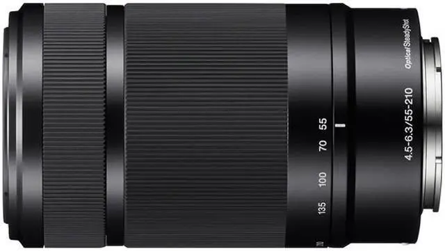 Alt view image 2 of 2 - Sony SEL55210/B 55 - 210 mm f/4.5-6.3 OSS Telephoto Lens Black
