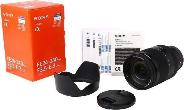 Alt view image 7 of 7 - SONY SEL24240 SEL24240 FE 24-240mm F3.5-6.3 OSS Full-frame Zoom Lens Black