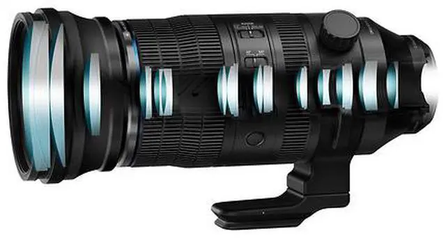 Alt view image 5 of 10 - OM System M.Zuiko Digital 150 mm to 600 mm - f/6.3 - f/5 - Telephoto Varifocal Lens for Micro Four Thirds