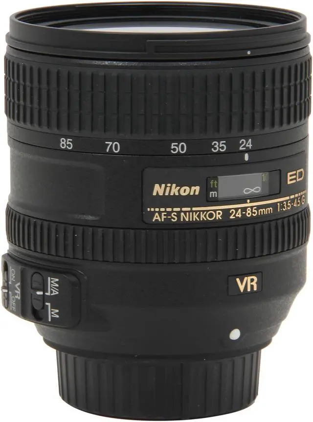 Alt view image 6 of 7 - Nikon 2204 SLR Lenses AF-S NIKKOR 24-85mm f/3.5-4.5G ED VR Lens Black