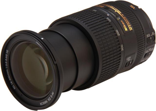 Nikon 2196 SLR Lenses AF-S DX NIKKOR 18-300mm f/3.5-5.6G ED VR Lens Black -  Newegg.com