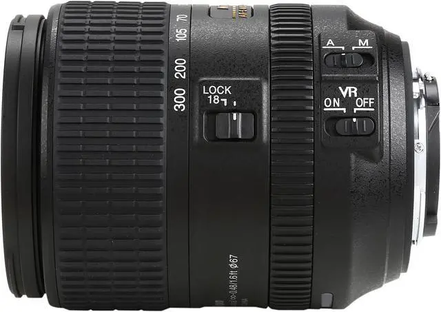 Alt view image 6 of 7 - Nikon 2216 SLR Lenses AF-S DX NIKKOR 18-300mm f/3.5-6.3G ED VR Lens Black