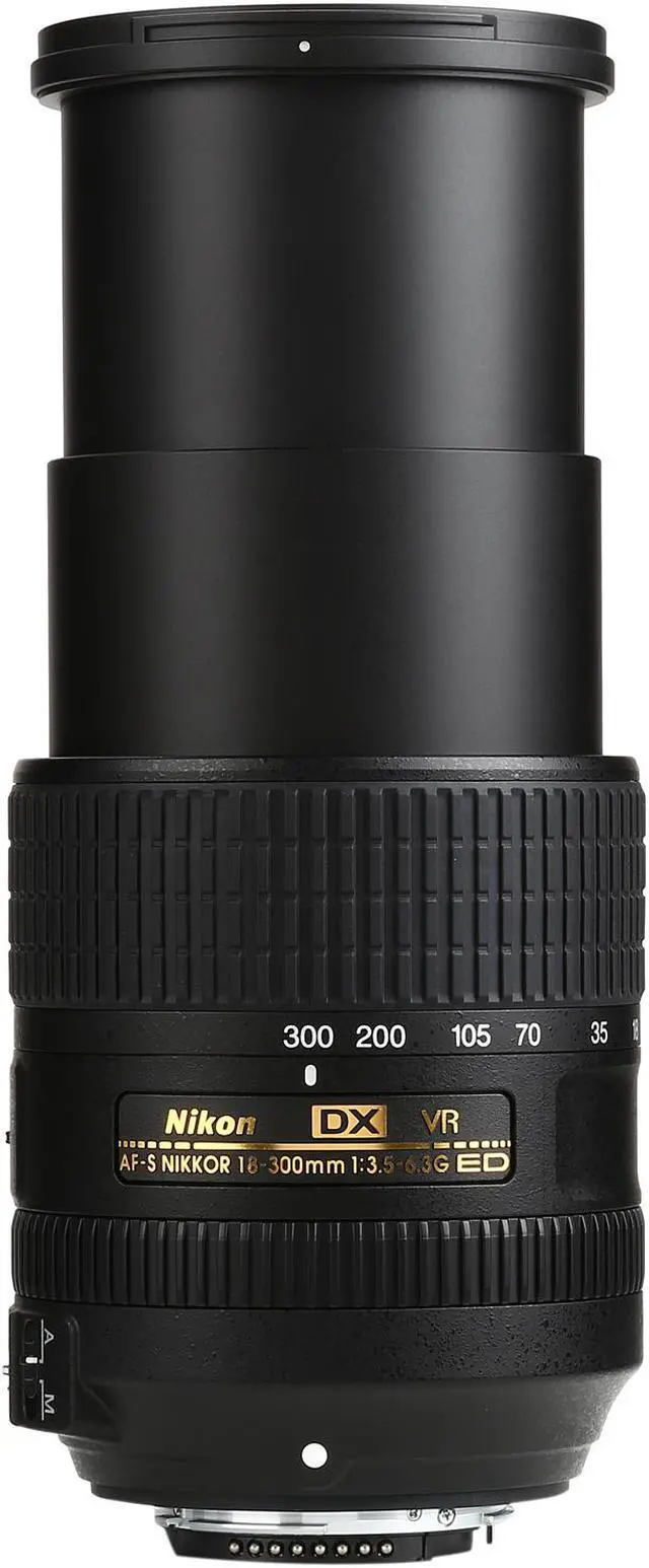 Alt view image 7 of 7 - Nikon 2216 SLR Lenses AF-S DX NIKKOR 18-300mm f/3.5-6.3G ED VR Lens Black