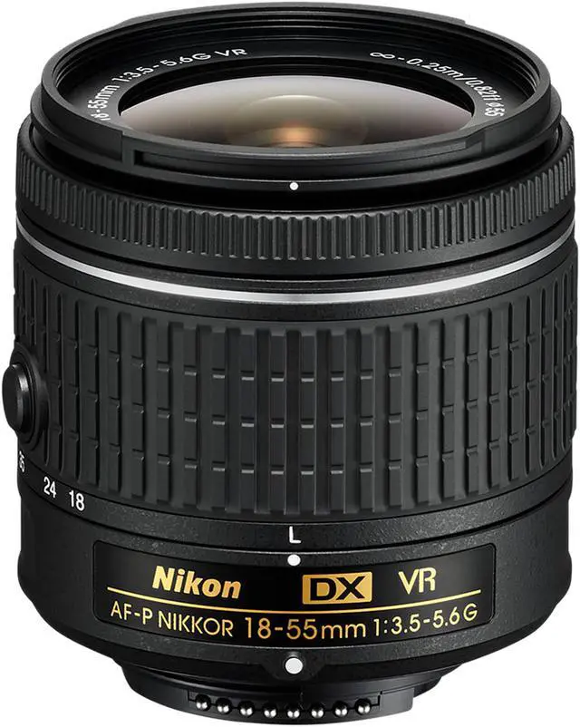 Main image of Nikon 20059 AF-P DX NIKKOR 18-55mm F/3.5-5.6 G VR Lens