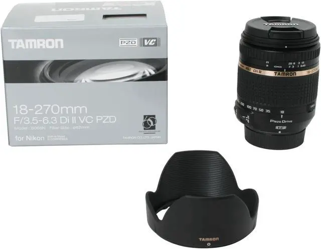 Alt view image 6 of 6 - TAMRON 18-270mm/F3.5-6.3 Di II VC PZD Lens For Nikon.