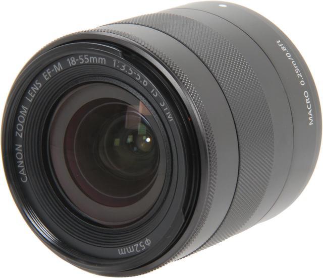 Canon 5984B002 EF-M 18-55mm f3.5-5.6 IS STM Lens Black - Newegg.ca