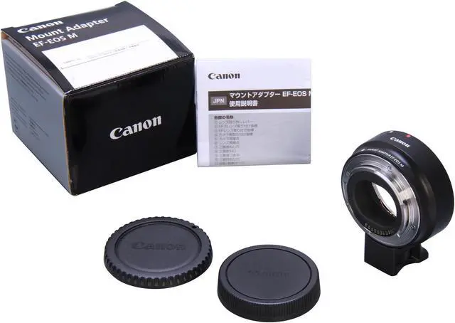 Alt view image 7 of 7 - Canon 6098B002 EF-EOS M Mount Adapter Black