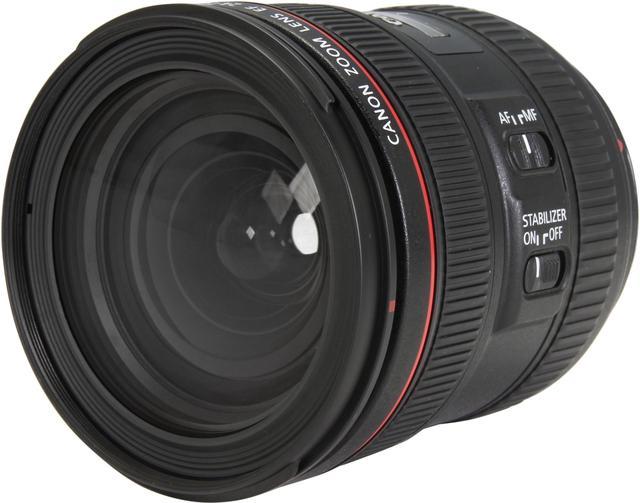 Canon 6313B002 SLR Lenses EF 24-70mm f/4L IS USM Standard Zoom Lens Black