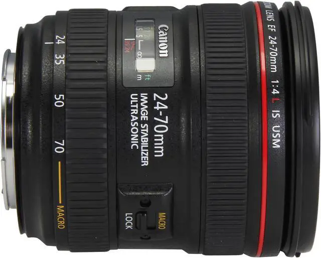Alt view image 5 of 6 - Canon 6313B002 SLR Lenses EF 24-70mm f/4L IS USM Standard Zoom Lens Black