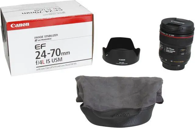 Alt view image 6 of 6 - Canon 6313B002 SLR Lenses EF 24-70mm f/4L IS USM Standard Zoom Lens Black