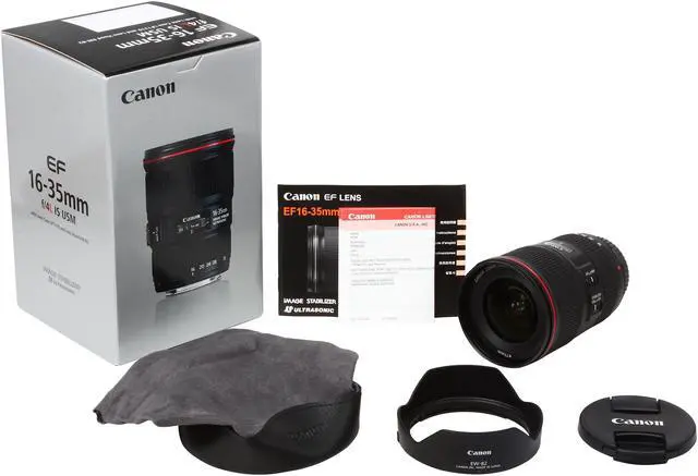 Alt view image 7 of 7 - Canon 9518B002 SLR Lenses EF 16-35mm f/4L IS USM Lens Black