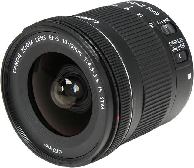 Canon EF-S 10-18mm f/4.5-5.6 IS STM Lens Camera Lenses - Newegg.com