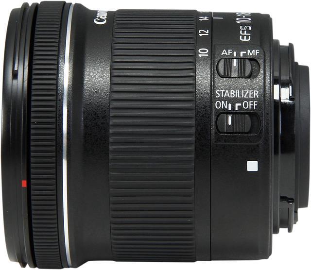 Canon EF-S 10-18mm f/4.5-5.6 IS STM Lens - Newegg.com