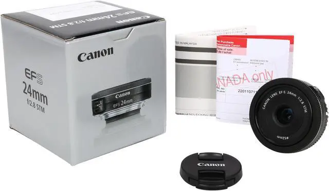 Alt view image 7 of 7 - Canon 9522B002 SLR Lenses EF-S 24mm f/2.8 STM Lens Black