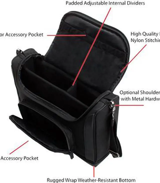 Alt view image 4 of 5 - USA GEAR S7 Pro Professional Tablet Travel Bag with Scratch-Resist Interior , Accessory Pockets & Ripstop Nylon - Works with Apple iPad Pro 9.7 inch , Samsung Galaxy Tab S2 , Nvidia SHIELD K-1 & More