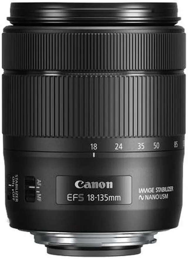 Alt view image 2 of 2 - Canon 1276C002 EF-S 18-135mm f/3.5-5.6 IS USM Lens Black